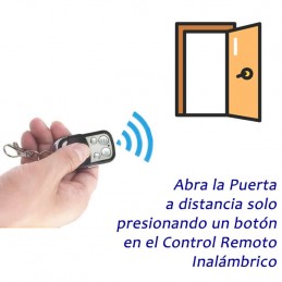 Apertura de Puerta con Botón del Control Remoto